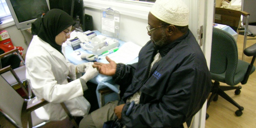 Health care services such as screening for lead poisoning.